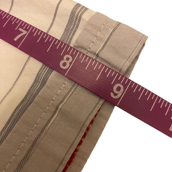 Across The Pond Gray and White‎ Striped Button Down Shirt Size L - Picture 12 of 13